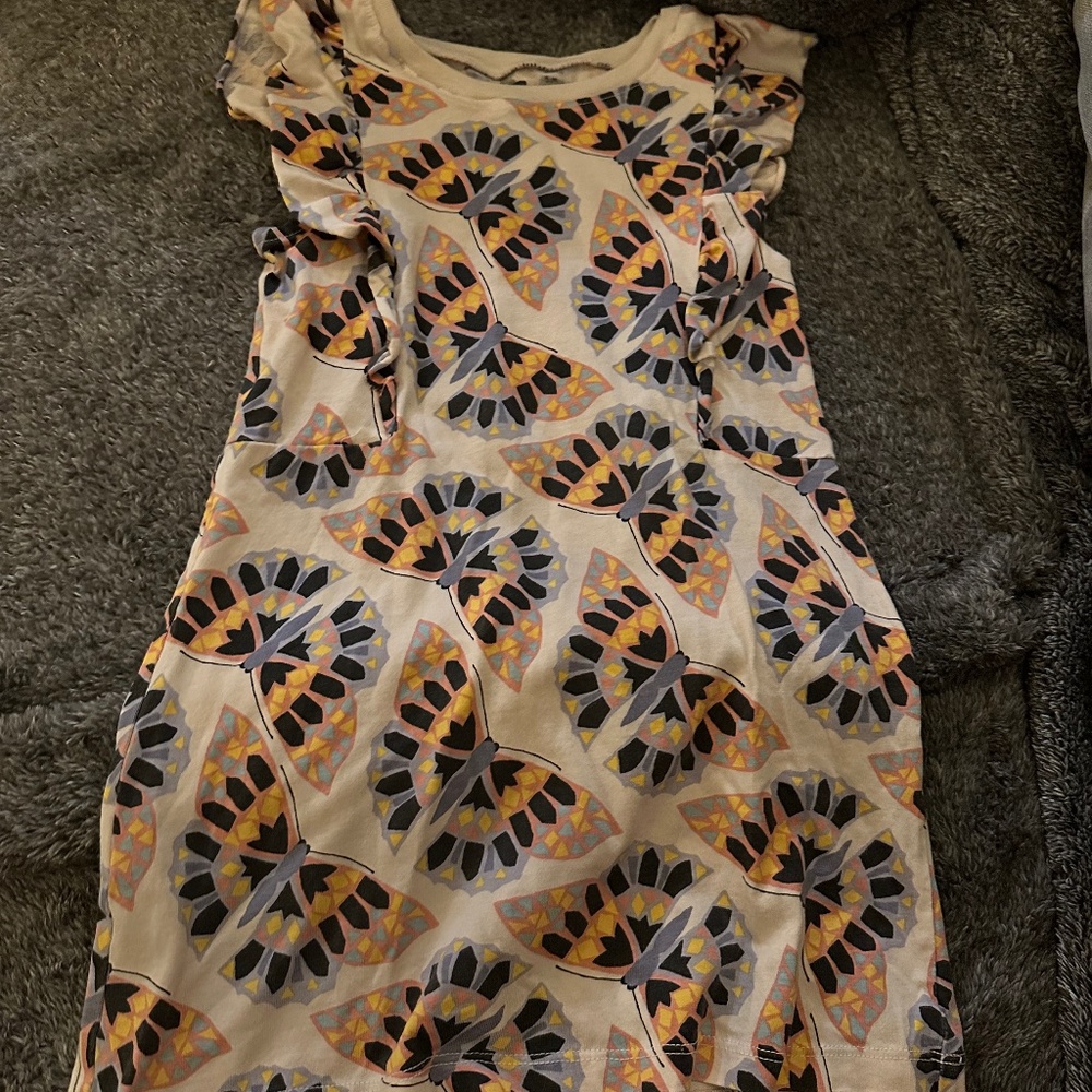 Tea toddler girl butterfly dress